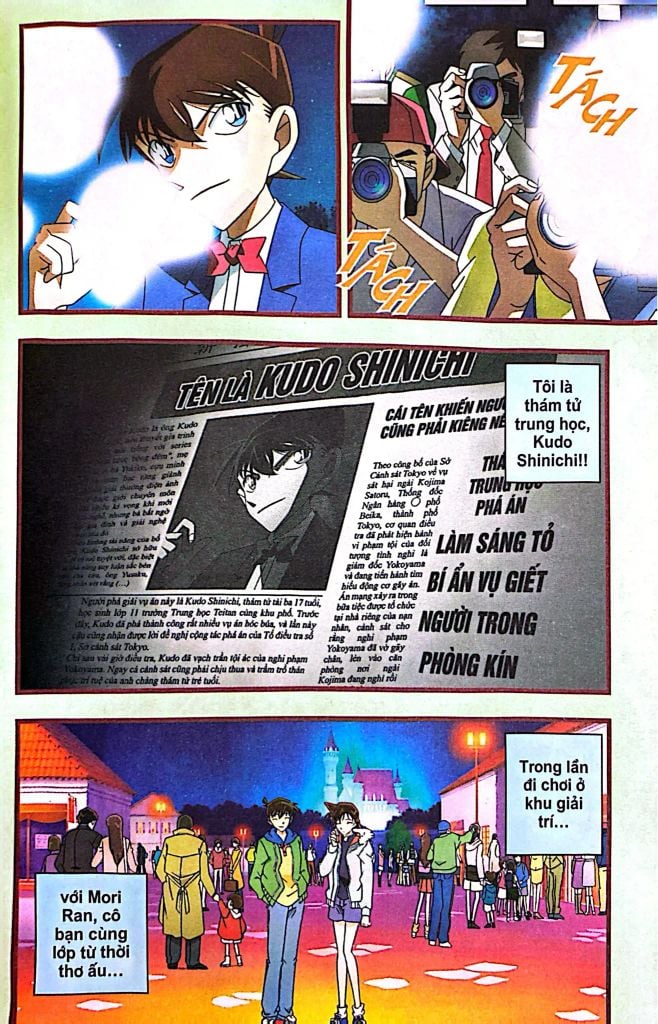 THÁM TỬ LỪNG DANH CONAN T1-CÚ ĐẤM SAPPHIRE XANH (HOẠT HÌNH MÀU)