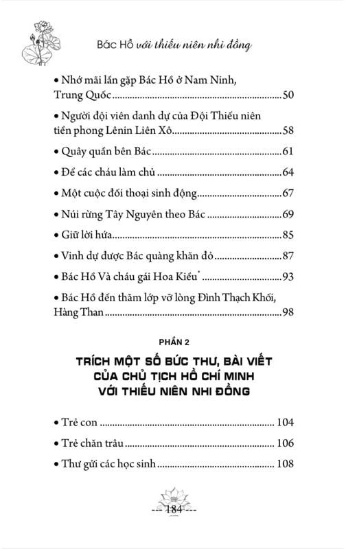 Bác Hồ Với Thiếu Niên Nhi Đồng