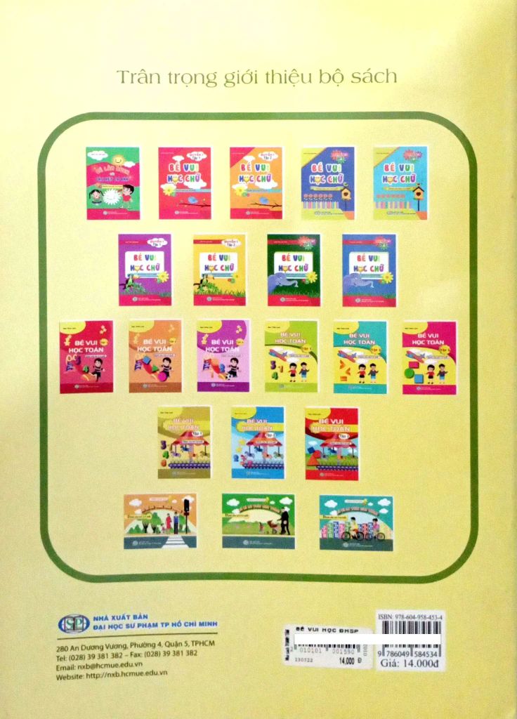 BÉ VUI HỌC TOÁN TẬP 2-DÀNH CHO TRẺ 4-5 TUỔI