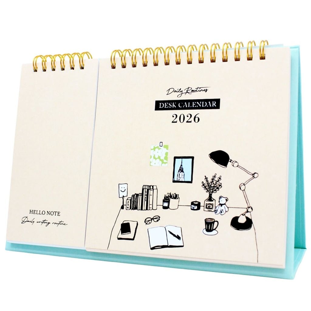 Lịch Linh Lan 2026 - Lịch Bàn Chữ A Calendar 22x15 (Giao mẫu ngẫu nhiên)