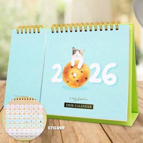 Lịch Linh Lan 2026 - Lịch Bàn Chữ A Calendar 22x15 (Giao mẫu ngẫu nhiên)