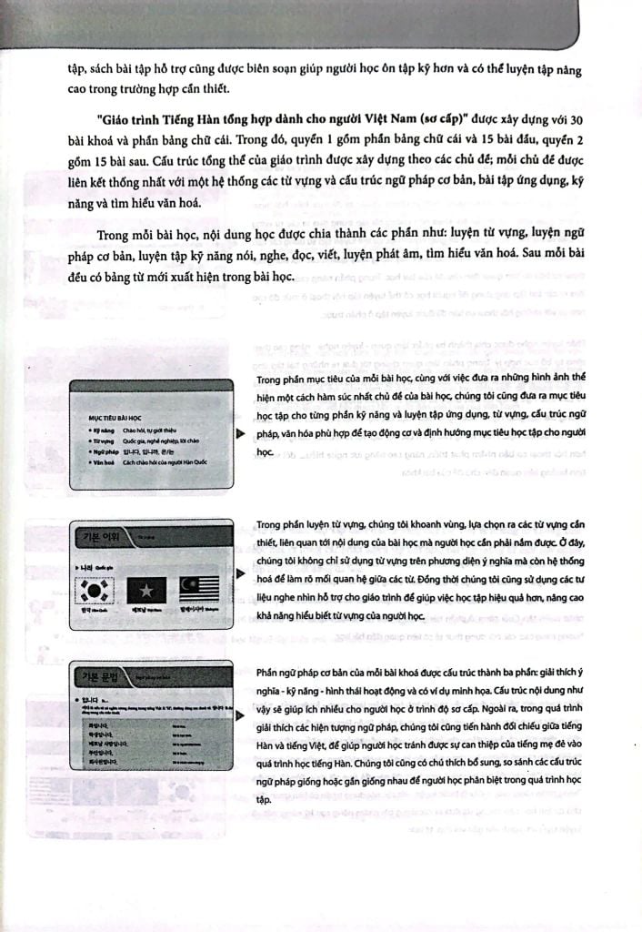 Tiếng Hàn Tổng Hợp Dành Cho Người Việt Nam - Sơ Cấp 1 (Bản đen trắng)