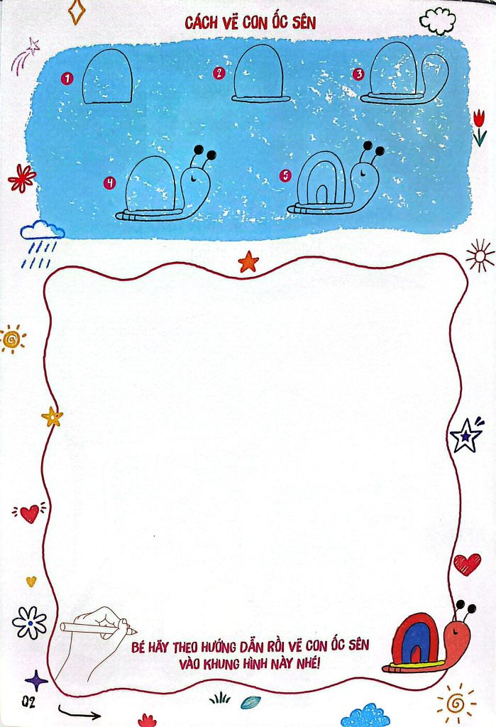 BÉ TẬP VẼ-ĐỘNG VẬT NGỘ NGHĨNH-NHỮNG NÉT VẼ ĐẦU TIÊN