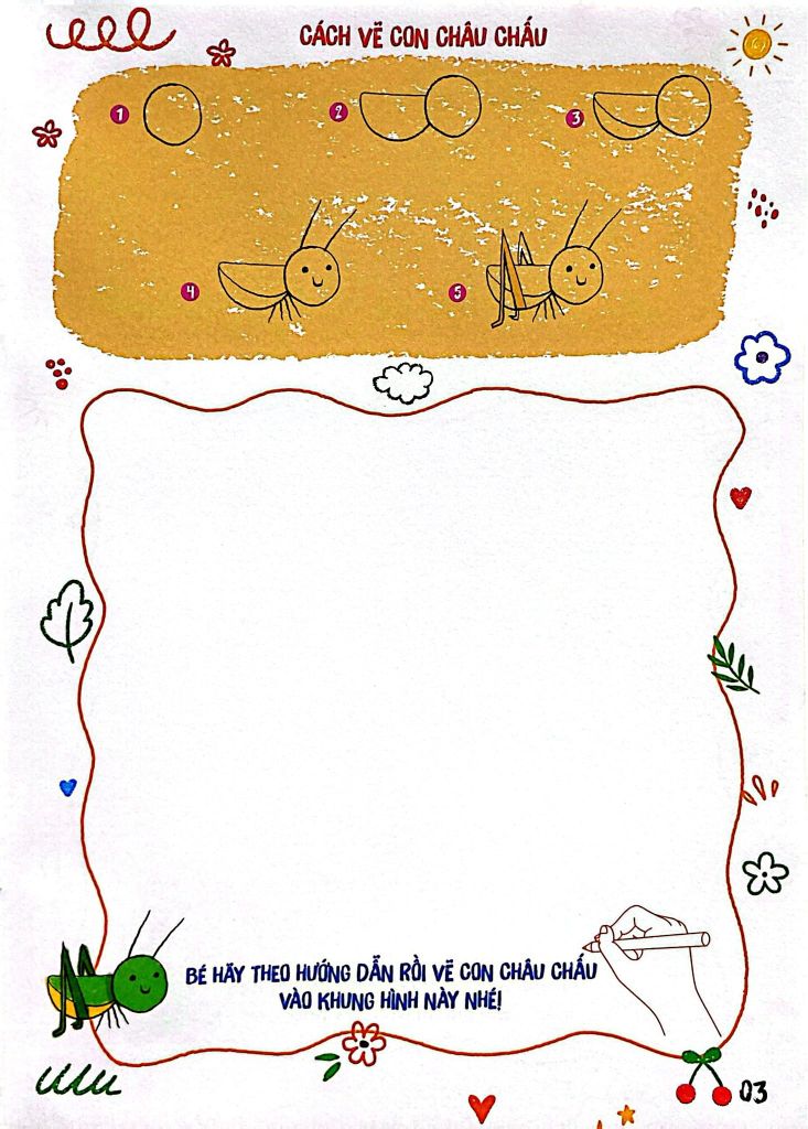 BÉ TẬP VẼ-ĐỘNG VẬT NGỘ NGHĨNH-NHỮNG NÉT VẼ ĐẦU TIÊN