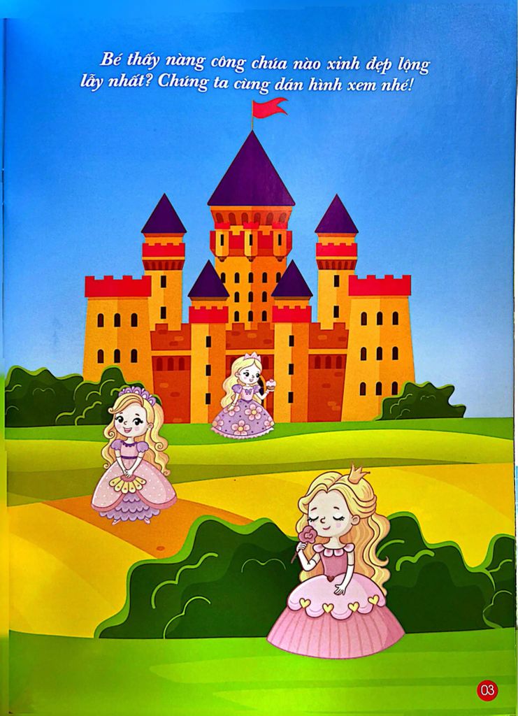 BÓC DÁN HÌNH THÔNG MINH-PRINCESS CÔNG CHÚA NHỎ ARIEL