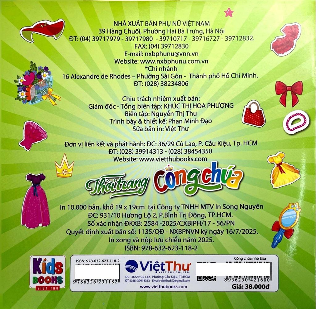 BÓC DÁN THÔNG MINH THỜI TRANG CÔNG CHÚA-CÔNG CHÚA NHỎ ELSA