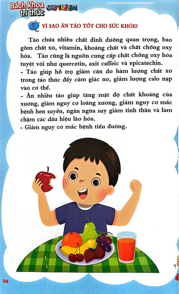 Bách Khoa Tri Thức Cho Trẻ Em - 10 Vạn Câu Hỏi Vì Sao? - Ăn Uống & Sức Khỏe