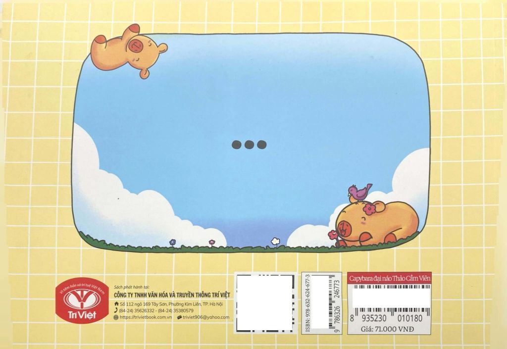 Capybara Đại Náo Thảo Cầm Viên - Sách Tô Màu Vui Nhộn