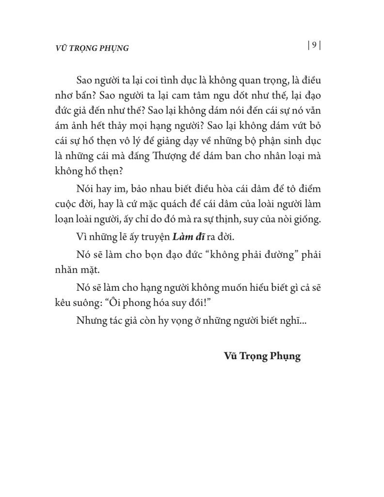 Làm Đĩ (Tái bản năm 2022)