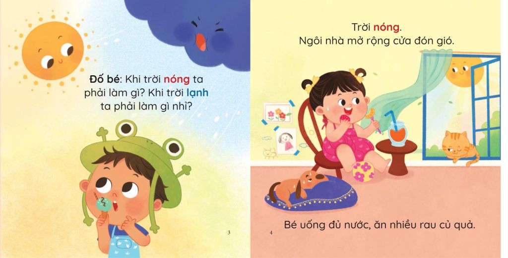 Bé Thông Minh Sinh Hoạt Hằng Ngày: Trời Lạnh, Trời Nóng