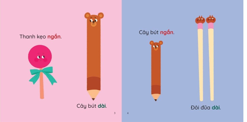 Bé Thông Minh Trổ Tài So Sánh: Ai Dài, Ai Ngắn?