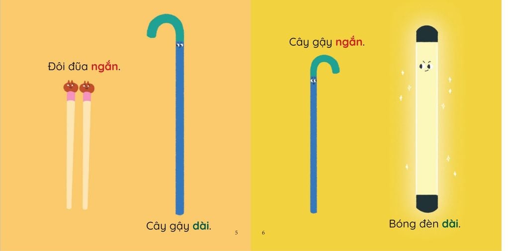 Bé Thông Minh Trổ Tài So Sánh: Ai Dài, Ai Ngắn?