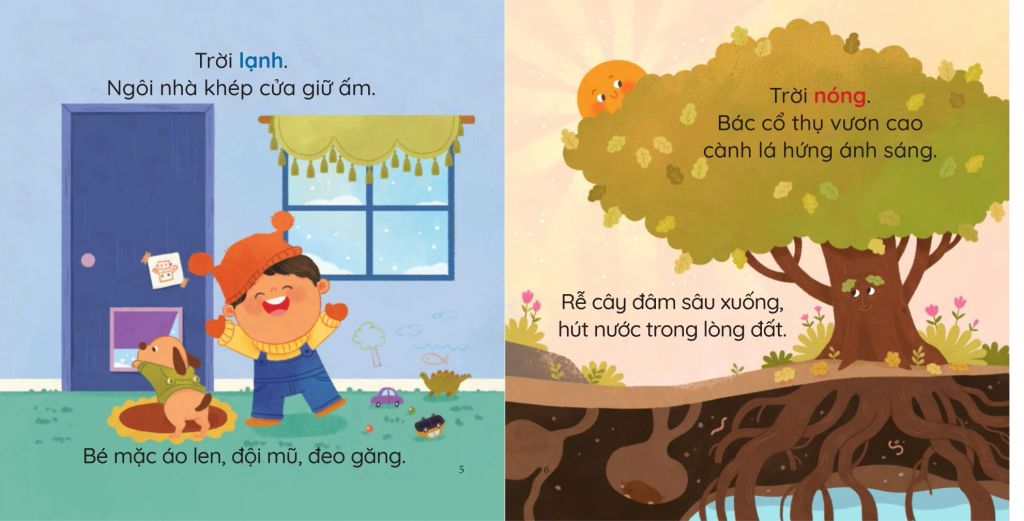 Bé Thông Minh Sinh Hoạt Hằng Ngày: Trời Lạnh, Trời Nóng