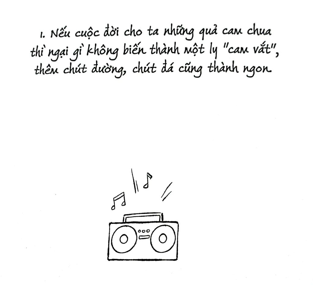 Vẽ Nét Bình Yên Tô Lên Hạnh Phúc - Khi Cuộc Đời Cho Bạn Quả Cam