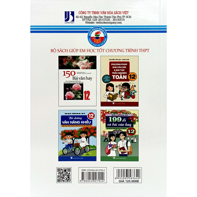 207 Đề Và Bài Văn Hay 12 (Bổ Sung Theo Chương Trình Giáo Dục Phổ Thông Mới)