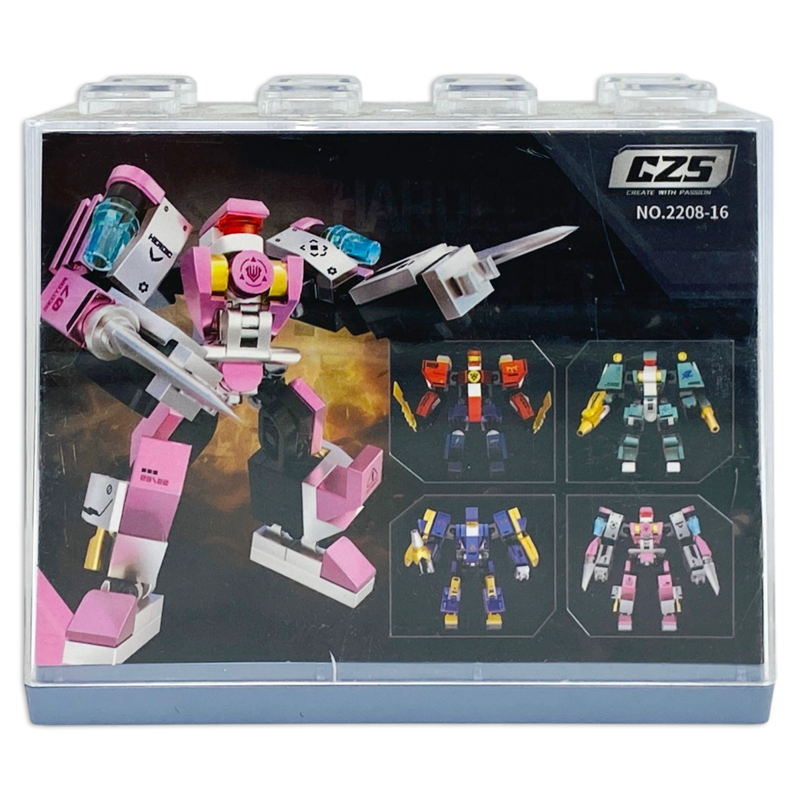 CZS-2208-16 - Bộ Lắp Ráp Mini Mecha – Biệt Đội Người Máy Nhí (Giao Mẫu Ngẫu Nhiên)