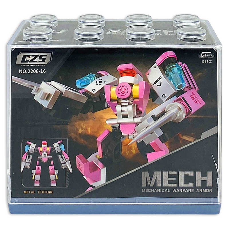 CZS-2208-16 - Bộ Lắp Ráp Mini Mecha – Biệt Đội Người Máy Nhí (Giao Mẫu Ngẫu Nhiên)