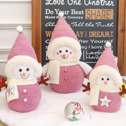 Mô Hình Noel Ngồi 15Cm 15+12-D