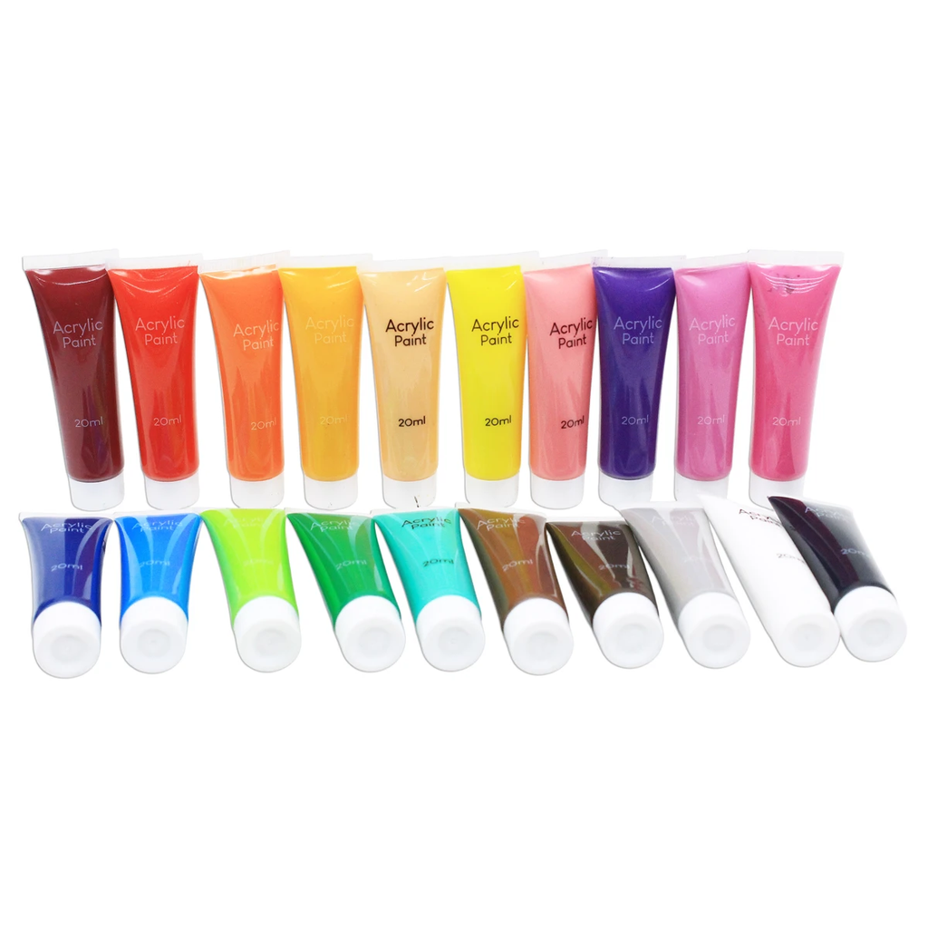 20 Tuýp Màu Vẽ Acrylic 20Ml
