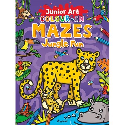Junior Art Colour-in Mazes: Jungle Fun