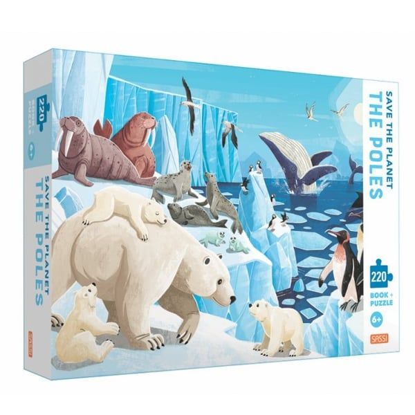 220 Pieces Puzzle: Save The Planet - The Poles