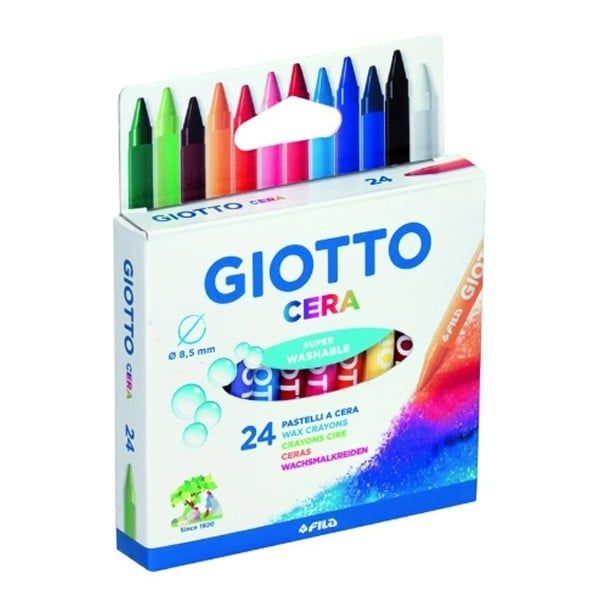 Hộp Sáp 24 Màu Giotto Cera Wax Crayons - Y 282200(EQVIET)