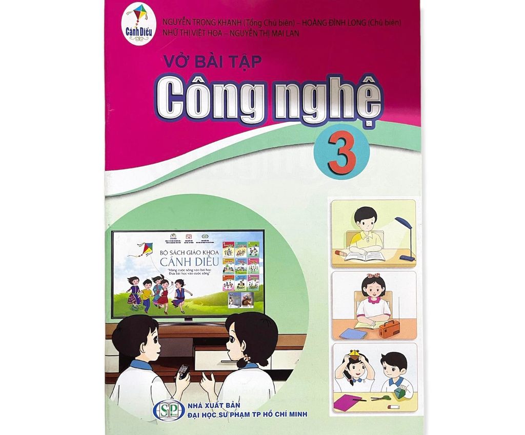 Sách Giáo Khoa Vở Bài Tập Công Nghệ Lớp 3 (Cánh Diều)