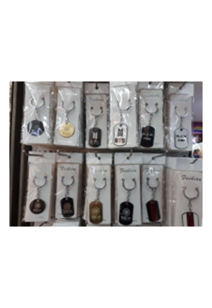 Móc khóa inox BTS XY#1