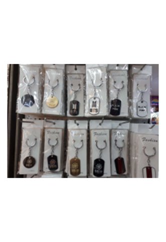 Móc khóa inox BTS XY#1