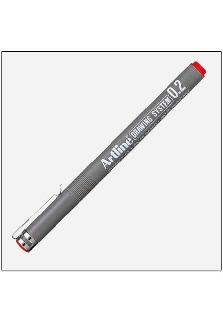 Bút Vẽ Kỹ Thuật EK-232RD Đỏ