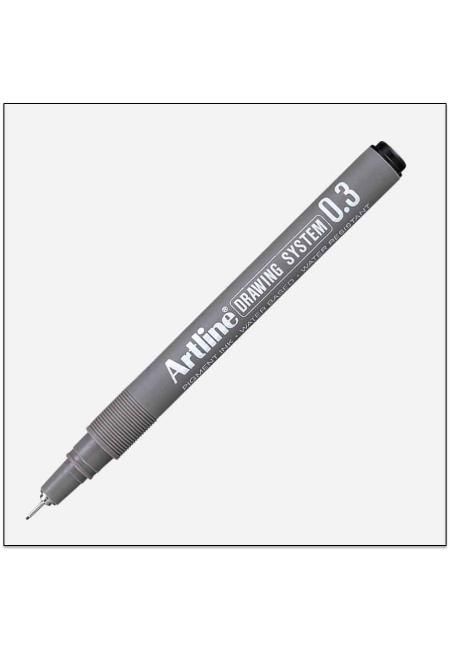 Bút Vẽ Kỹ Thuật EK-233BK Đen