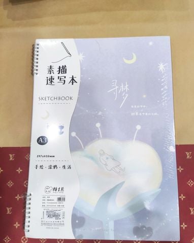 Tập Vẽ A3 DL100G TJXXQA3040-3801K