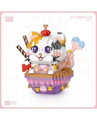 Đồ Chơi Lắp Ráp Cốc Bánh Nàng Tiên Cá 1060pcs 8115