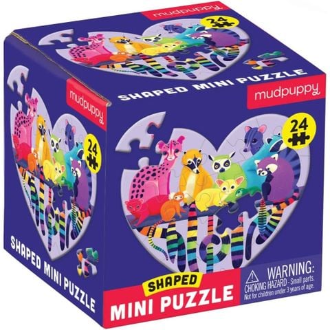 24 Piece Shaped Mini Puzzle: Love In The Wild