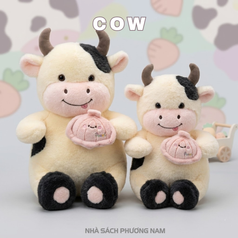 Đồ Chơi Thú Bông Bò Sữa Mũm Mĩm 30cm SK-469