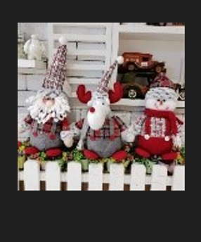 Mô Hình Noel Ngồi 25Cm P09