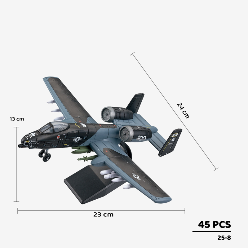 Xuja- 25-8 - Bộ Lắp Ráp Mô Hình Máy Bay Chiến Đấu A10 Tỷ Lệ 1:72