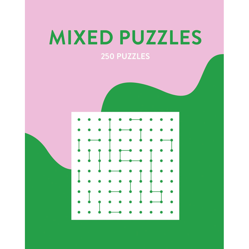 250 Puzzles - Mixed Puzzles - Pink & Green