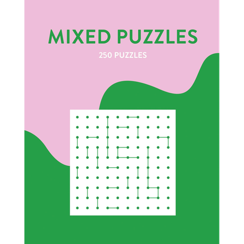 250 Puzzles - Mixed Puzzles - Pink & Green