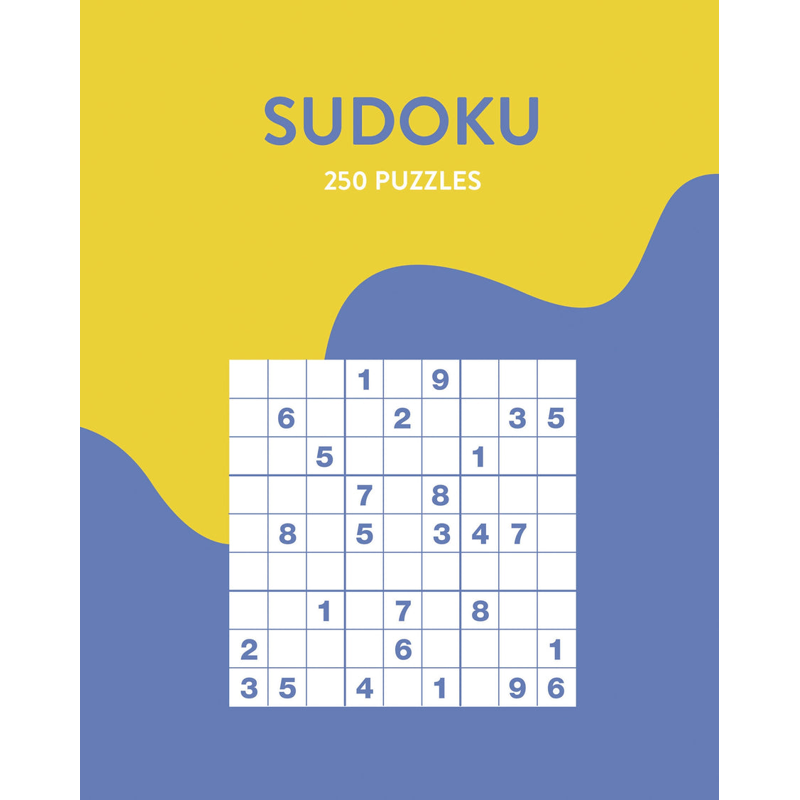 250 Puzzles - Sudoku - Yellow & Blue