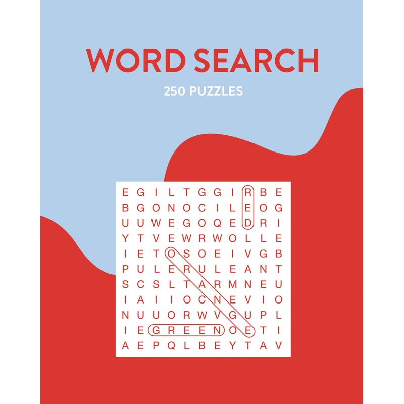 250 Puzzles - Word Search - Blue & Red_Lake 1025