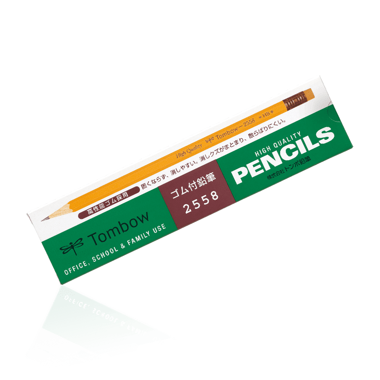 TomBow Bút Chì Gỗ Kimonogatari Có Đầu Gôm 