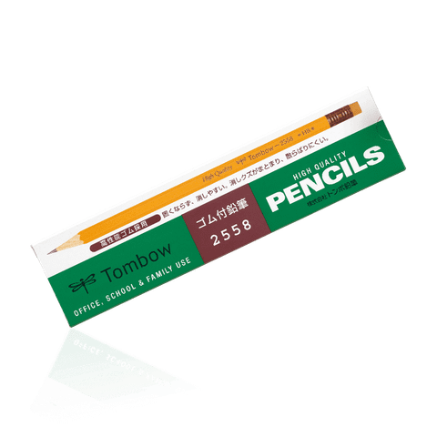 TomBow Bút Chì Gỗ Kimonogatari Có Đầu Gôm 