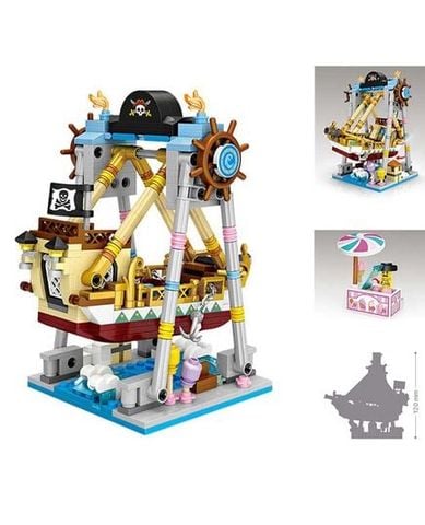 Đồ Chơi Lắp Ráp Tàu Cướp Biển 541pcs 1717