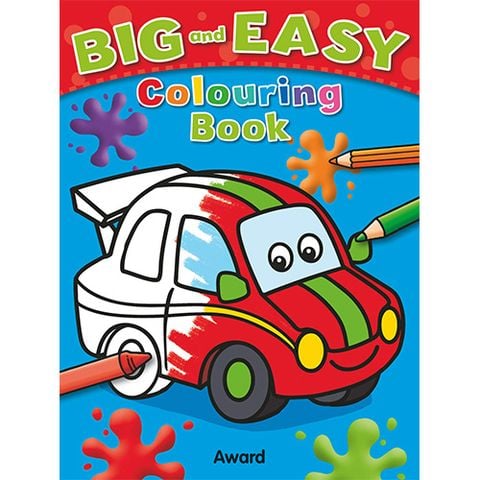 Big and Easy Colouring Books: Car