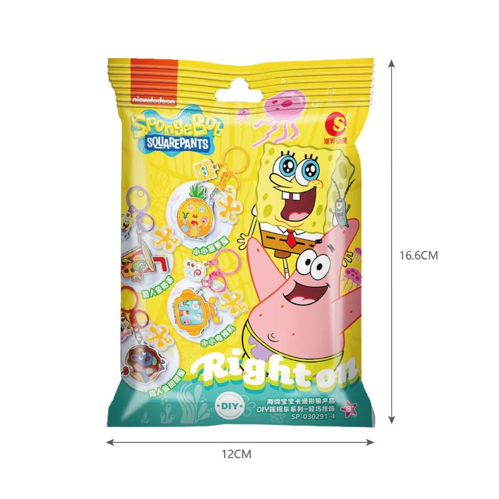 Other Girl Brands TúI Mù Móc Khóa Sponge Bob Sp-030291-4 - GIAO HÀNG NGẪU NHIÊN