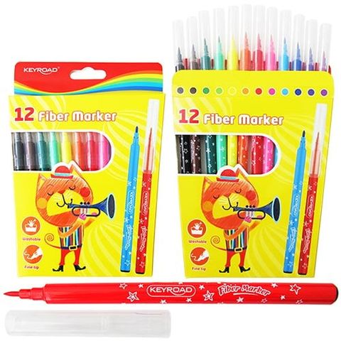 Bút Lông Màu 12 Cây Keyroad KR971587