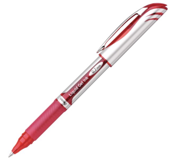 Pentel Bút Bi Nước Ký Nét BL57  Đỏ