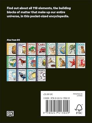POCKET EYEWITNESS PERIODIC TABLE_DK 1125