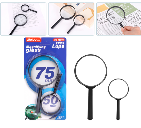 Bộ 2 Kính Lúp 75 & 50Mm Wb-7550K H/12 (Thnk098)
